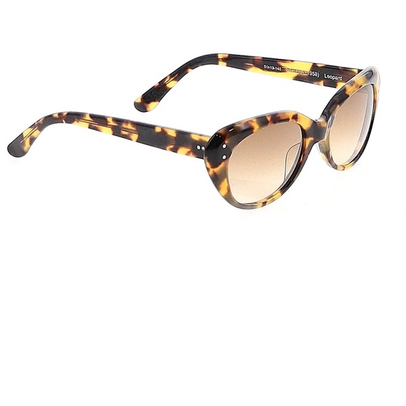 Oliver Goldsmith Sophia 1958 Sunglasses Leopard